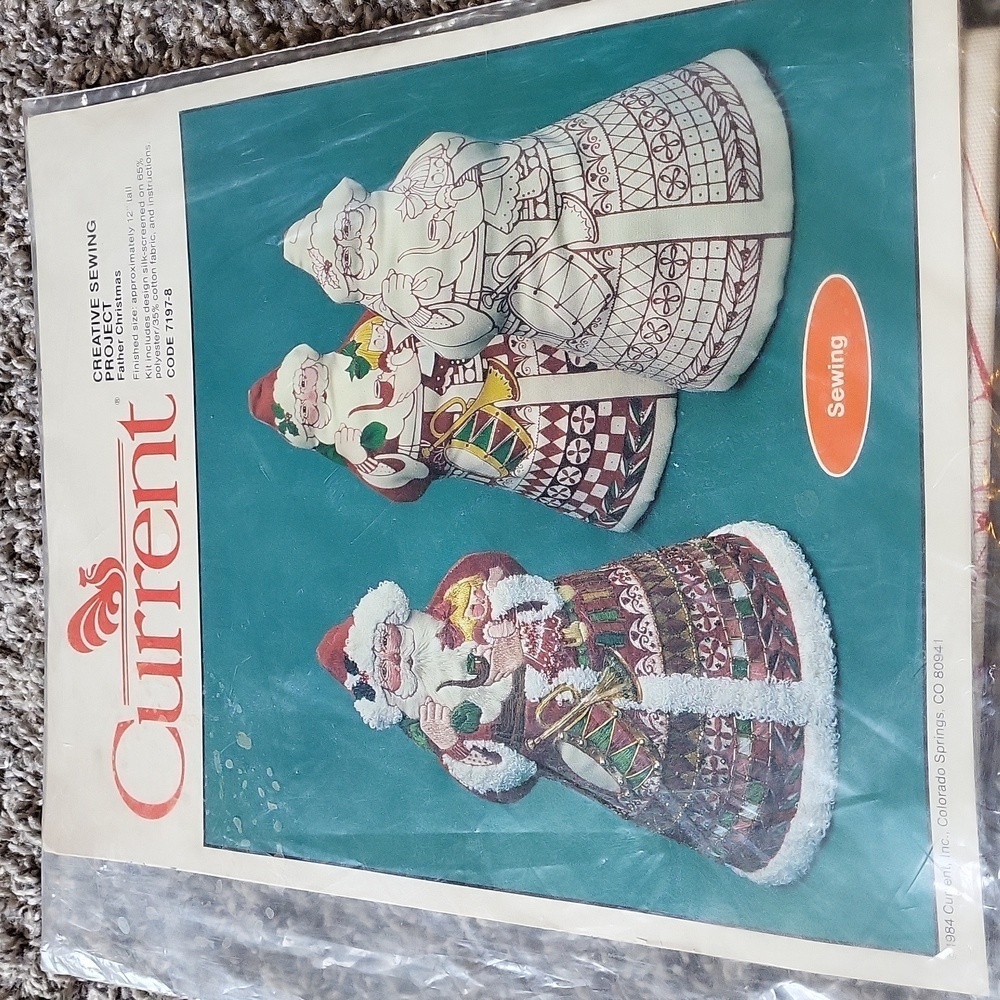 Current Father Christmas 1984 sewing project